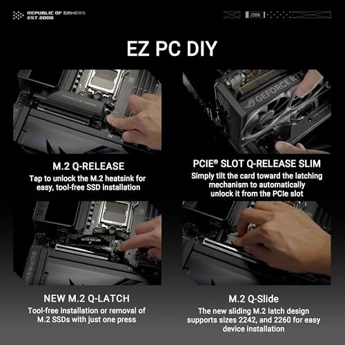 ROG Crosshair X870E Hero BTF AMD ATX Board with Hidden Connector Design & high Power GPU Slot for Clean Cable Management  18 2 2 Power  DDR5  WiFi 7  5X M 2  PCIe 5 0  USB4  Advanced AI PC Ready