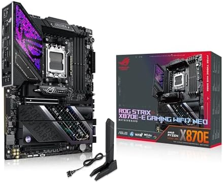 ROG Crosshair X870E Hero BTF AMD ATX Board with Hidden Connector Design & high Power GPU Slot for Clean Cable Management  18 2 2 Power  DDR5  WiFi 7  5X M 2  PCIe 5 0  USB4  Advanced AI PC Ready