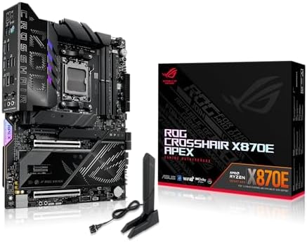 ROG Crosshair X870E Hero BTF AMD ATX Board with Hidden Connector Design & high Power GPU Slot for Clean Cable Management  18 2 2 Power  DDR5  WiFi 7  5X M 2  PCIe 5 0  USB4  Advanced AI PC Ready