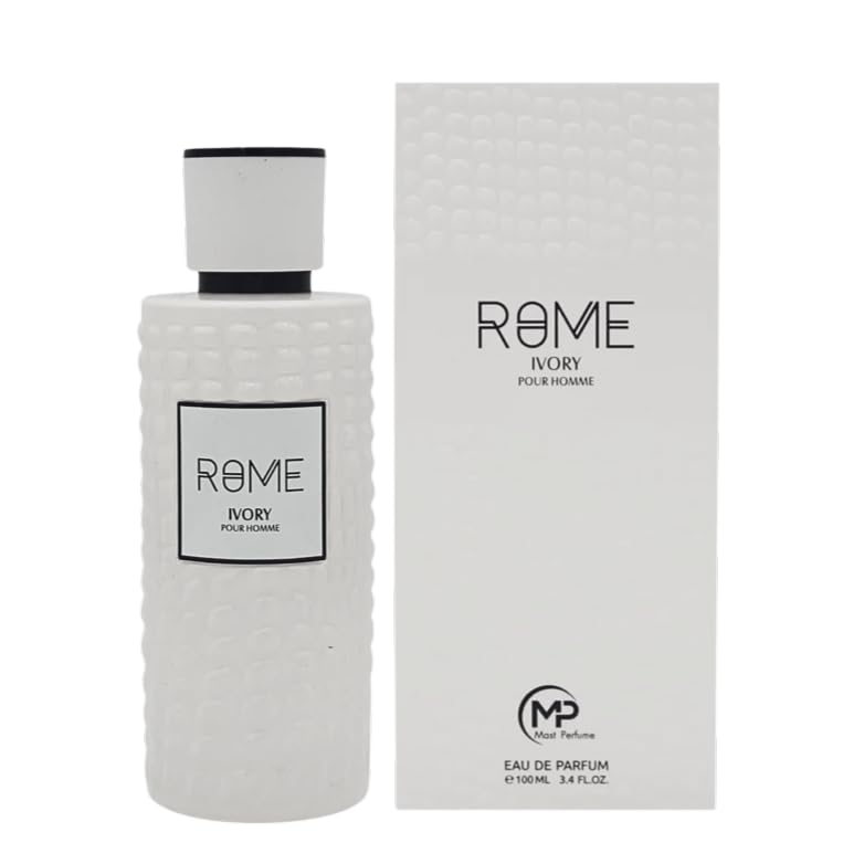 ROME IVORY Pour Homme Eau De Parfum for Men  Oriental Scent  3 4 Fl Oz  Spray  Paraben Free