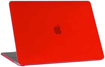 RUBAN Case for MacBook Pro 15 inch 2019 2018 2017 2016 Release A1990/A1707 with Touch Bar  Plastic Hard Shell Cover  RED 