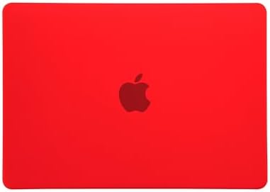 RUBAN Case for MacBook Pro 15 inch 2019 2018 2017 2016 Release A1990/A1707 with Touch Bar  Plastic Hard Shell Cover  RED 