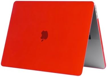 RUBAN Case for MacBook Pro 15 inch 2019 2018 2017 2016 Release A1990/A1707 with Touch Bar  Plastic Hard Shell Cover  RED 
