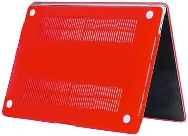 RUBAN Case for MacBook Pro 15 inch 2019 2018 2017 2016 Release A1990/A1707 with Touch Bar  Plastic Hard Shell Cover  RED 