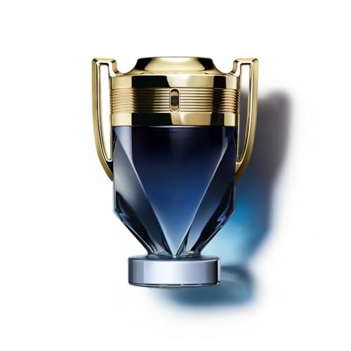 Rabanne Invictus Parfum for Men   Long Lasting Aromatic Aquatic Perfume with Lavender  Sandalwood & Musk   Trophy Bottle French Fragrance Spray from Paris