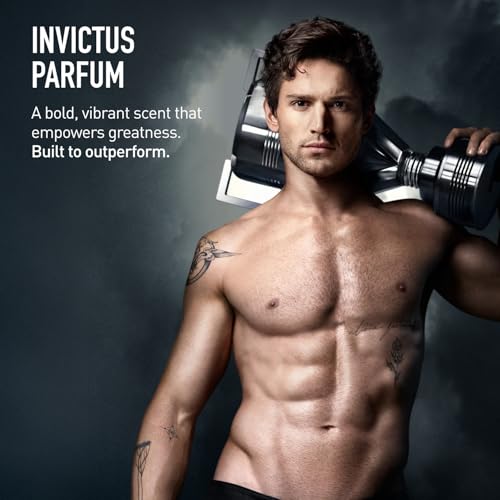 Rabanne Invictus Parfum for Men   Long Lasting Aromatic Aquatic Perfume with Lavender  Sandalwood & Musk   Trophy Bottle French Fragrance Spray from Paris