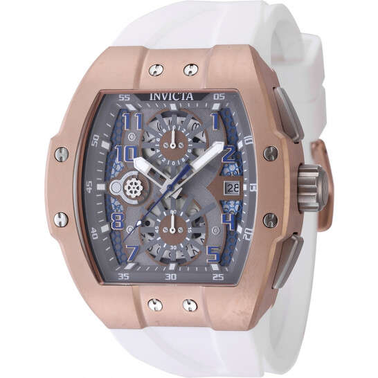 Racing Chronograph Quartz Grey Dial Men s Watch