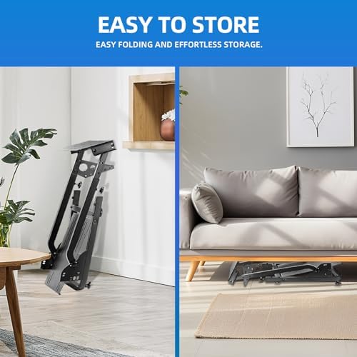 Racing Wheel Stand Height Adjustable Steering Wheel Stand Racing Simulator Cockpit for Logitech G920 G29 G923 G27 G25  Thrustmaster T300RS TX F458 T500RS T150 Xbox PS4 PS5 PC