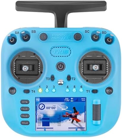 Radiomaster TX15 Max Radio Controller 2 4GHz 16 Channel EdgeTX Radio Transmitter  with AG02 CNC Hall Gimbals/3 5 IPS Touchscreen  Fits FPV Drones/Multirotors/RC Helicopter/Car Boats  Mode 2  Gold 