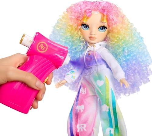 Rainbow High Air Brush & Create DIY Fashion Doll with Airbrush Marker Kit  Washable Rainbow Markers  Long Hair  Green Eyes  Color  Create  Play  Rinse and Repeat  Creative 4 12