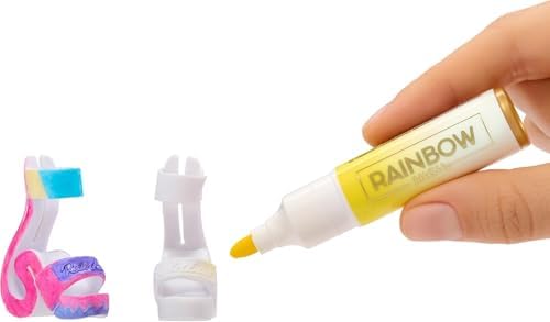 Rainbow High Air Brush & Create DIY Fashion Doll with Airbrush Marker Kit  Washable Rainbow Markers  Long Hair  Green Eyes  Color  Create  Play  Rinse and Repeat  Creative 4 12