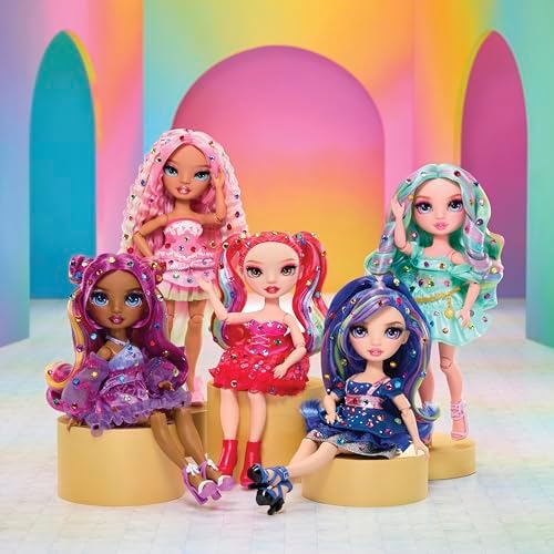 Rainbow High Be Dazzling Fashion Dolls  Celine Turquoise  Teal  with Bedazzler Tool and Sparkle Gems