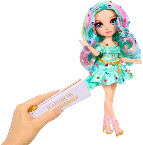 Rainbow High Be Dazzling Fashion Dolls  Celine Turquoise  Teal  with Bedazzler Tool and Sparkle Gems