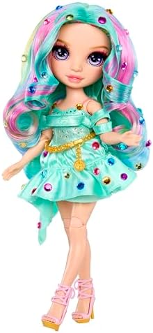 Rainbow High Be Dazzling Fashion Dolls  Celine Turquoise  Teal  with Bedazzler Tool and Sparkle Gems