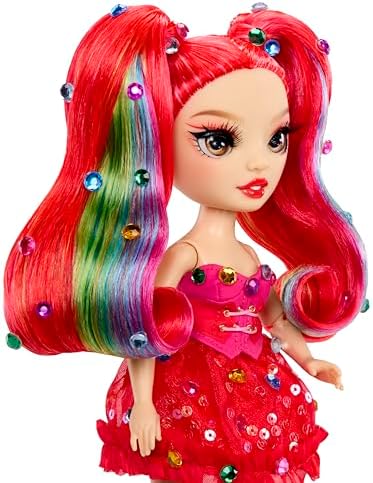 Rainbow High Be Dazzling Fashion Dolls  Vivienne Rouge  Red  with Bedazzler Tool and Sparkle Gems