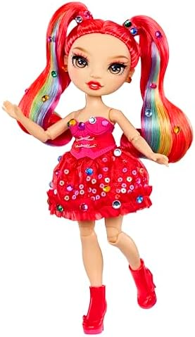 Rainbow High Be Dazzling Fashion Dolls  Vivienne Rouge  Red  with Bedazzler Tool and Sparkle Gems