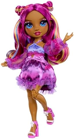 Rainbow High Be Dazzling Fashion Dolls  Noemie Violette  Purple  with Bedazzler Tool and Sparkle Gems