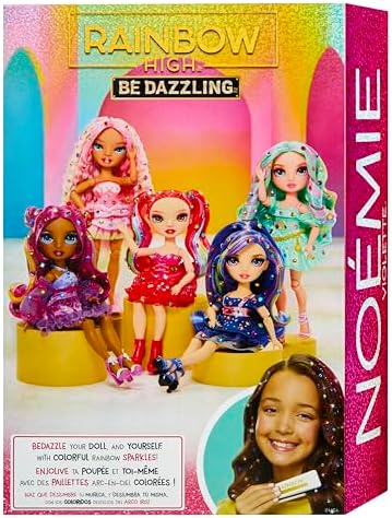 Rainbow High Be Dazzling Fashion Dolls  Noemie Violette  Purple  with Bedazzler Tool and Sparkle Gems