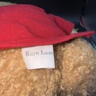Ralph Lauren Plush Teddy Bear With Polo Shirt  16  Red Shirt Articulated Tags On