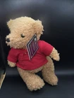 Ralph Lauren Plush Teddy Bear With Polo Shirt  16  Red Shirt Articulated Tags On