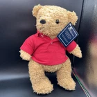 Ralph Lauren Plush Teddy Bear With Polo Shirt  16  Red Shirt Articulated Tags On