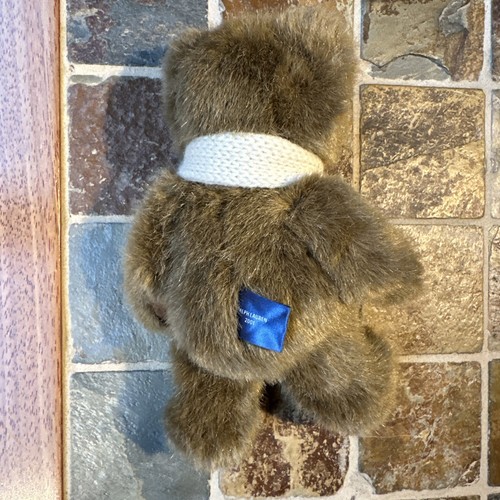 Ralph Lauren Polo Plush Teddy Bears   Red & White Embrd Scarf  Dated 2001