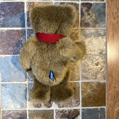 Ralph Lauren Polo Plush Teddy Bears   Red & White Embrd Scarf  Dated 2001