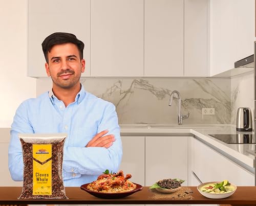 Rani Cloves Whole  Laung  14oz  400g  Great for Food  Tea  Pomander Balls and Potpourri  Hand Selected  Spice   All Natural   NON GMO   Kosher   Vegan   Gluten Friendly   Indian Origin