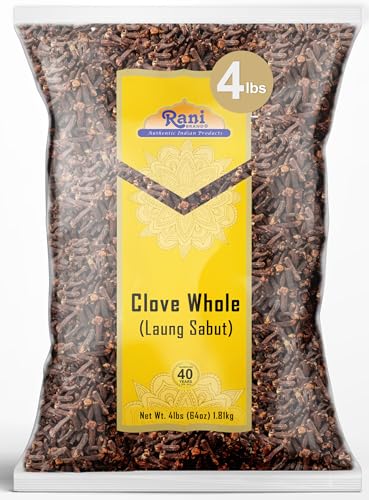Rani Cloves Whole  Laung  14oz  400g  Great for Food  Tea  Pomander Balls and Potpourri  Hand Selected  Spice   All Natural   NON GMO   Kosher   Vegan   Gluten Friendly   Indian Origin