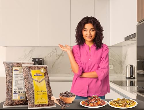 Rani Cloves Whole  Laung  14oz  400g  Great for Food  Tea  Pomander Balls and Potpourri  Hand Selected  Spice   All Natural   NON GMO   Kosher   Vegan   Gluten Friendly   Indian Origin