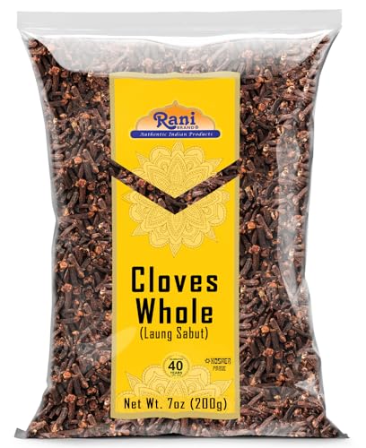Rani Cloves Whole  Laung  14oz  400g  Great for Food  Tea  Pomander Balls and Potpourri  Hand Selected  Spice   All Natural   NON GMO   Kosher   Vegan   Gluten Friendly   Indian Origin