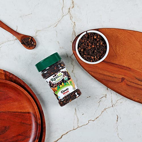 Rani Cloves Whole  Laung  2oz  56g  Great for Food  Tea  Pomander Balls and Potpourri  Hand Selected  Spice  PET Jar   All Natural   NON GMO   Kosher   Vegan   Gluten Friendly   Indian Origin