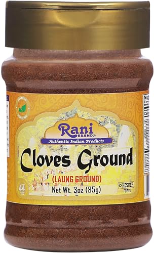 Rani Cloves Whole  Laung  2oz  56g  Great for Food  Tea  Pomander Balls and Potpourri  Hand Selected  Spice  PET Jar   All Natural   NON GMO   Kosher   Vegan   Gluten Friendly   Indian Origin