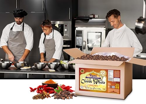 Rani Cloves Whole  Laung  2oz  56g  Great for Food  Tea  Pomander Balls and Potpourri  Hand Selected  Spice  PET Jar   All Natural   NON GMO   Kosher   Vegan   Gluten Friendly   Indian Origin