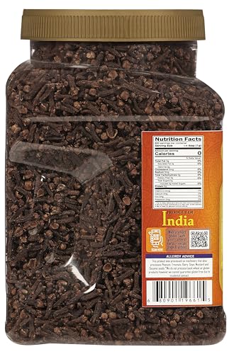 Rani Cloves Whole  Laung  2oz  56g  Great for Food  Tea  Pomander Balls and Potpourri  Hand Selected  Spice  PET Jar   All Natural   NON GMO   Kosher   Vegan   Gluten Friendly   Indian Origin
