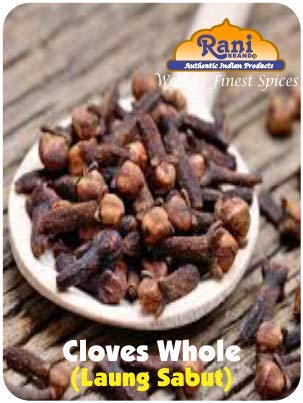 Rani Cloves Whole  Laung  2oz  56g  Great for Food  Tea  Pomander Balls and Potpourri  Hand Selected  Spice  PET Jar   All Natural   NON GMO   Kosher   Vegan   Gluten Friendly   Indian Origin