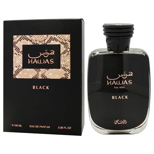 Rasasi Hawas Black for Men   3 38 oz EDP Spray