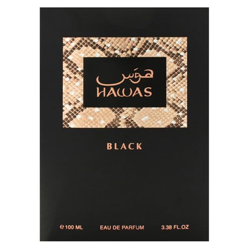 Rasasi Hawas Black for Men   3 38 oz EDP Spray