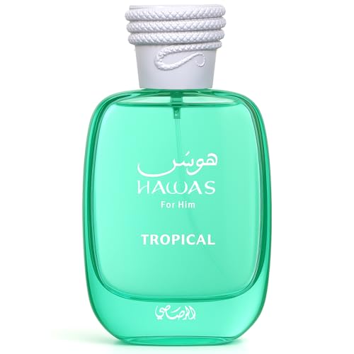 Rasasi Hawas Tropical Eau De Parfum Spray for Men  3 4 Ounce