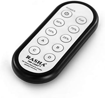 Rasha Bullet Zoom Pin Spot   10 W Warm White LED  2800 K  Manual Zoom 3  15   10 Hour Runtime  IR Remote Gooseneck  Magnetic Base  Compact Lightweight  Pack of 4