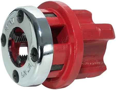 Ratchet Pipe Threader Kit Replacement 1/2 inch Dies Compatible with Ratchet Pipe Threader Kit  Ideal for Galvanized and Iron Pipes  Not for Stainless Steel