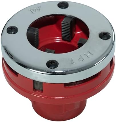 Ratchet Pipe Threader Kit Replacement 1/2 inch Dies Compatible with Ratchet Pipe Threader Kit  Ideal for Galvanized and Iron Pipes  Not for Stainless Steel