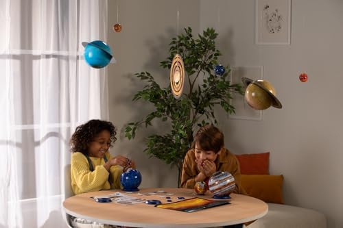 Ravensburger Solar System 540 Piece   9 Planet 3D Jigsaw Puzzle Set for Kids & Adults   Easy Click Technology   Durable Material   MESH Accredited