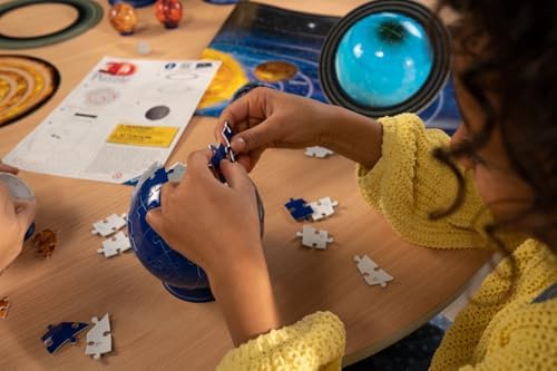 Ravensburger Solar System 540 Piece   9 Planet 3D Jigsaw Puzzle Set for Kids & Adults   Easy Click Technology   Durable Material   MESH Accredited