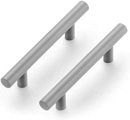 Ravinte 30 Pack   5 Inch Cabinet Pulls Matte Black Stainless Steel Kitchen Drawer Pulls Cabinet Handles 5 InchLength  3 Inch Hole Center