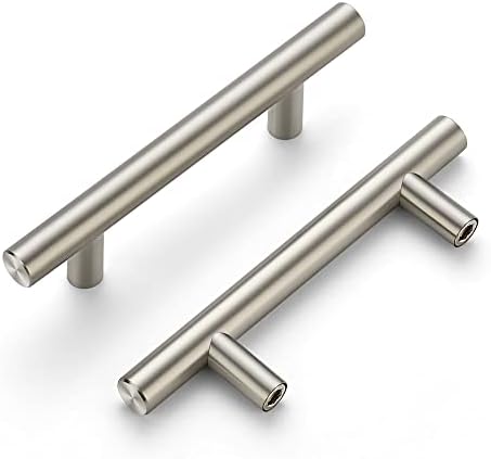 Ravinte 30 Pack   5 Inch Cabinet Pulls Matte Black Stainless Steel Kitchen Drawer Pulls Cabinet Handles 5 InchLength  3 Inch Hole Center