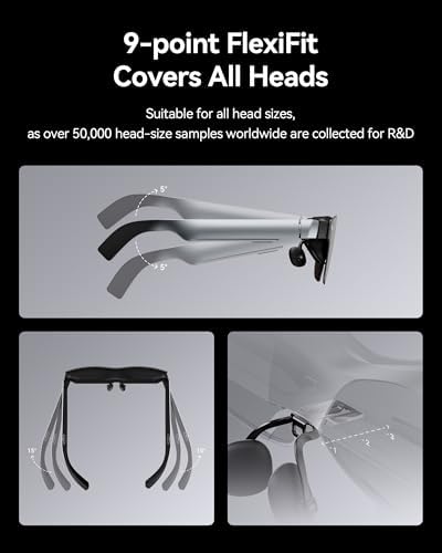 RayNeo Air 3s Pro AR/XR Glasses   201 1200 Nits 120Hz HueView 2 0 Video Display  Smart Gaming Glasses for iPhone 17 16 15/Android/Mac/Switch 2/PS5/SteamDeck   2025 Gift for Christmas & Tech Lover