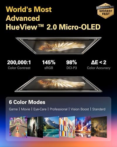 RayNeo Air 3s Pro AR/XR Glasses   201 1200 Nits 120Hz HueView 2 0 Video Display  Smart Gaming Glasses for iPhone 17 16 15/Android/Mac/Switch 2/PS5/SteamDeck   2025 Gift for Christmas & Tech Lover