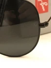 Ray Ban Aviator RB3025 002/62Black/Black 58mm Unisex / Brand New
