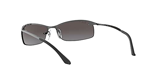 Ray Ban Mens Rb3183 Rectangular Sunglasses